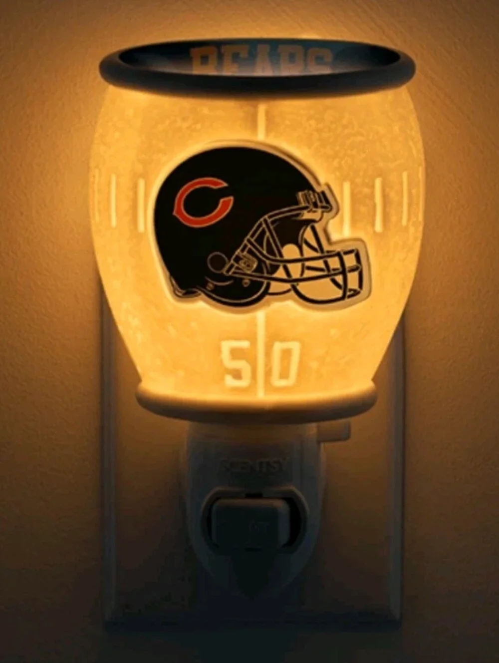 NFL Chicago Bears Plug-In Mini Warmer Night Light BNIB